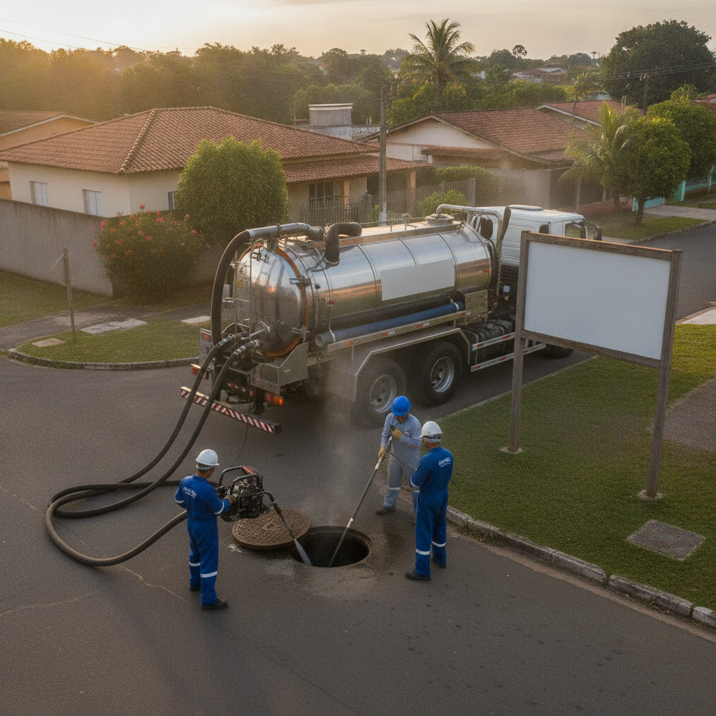 Como Funciona Desentupimento de Esgoto em Goiânia