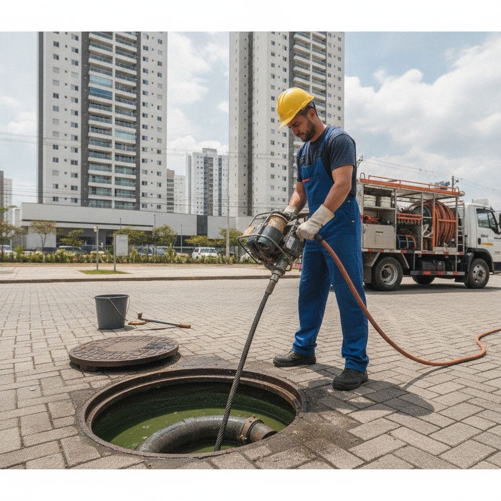 Como Funciona Desentupimento de Esgoto em Goiânia