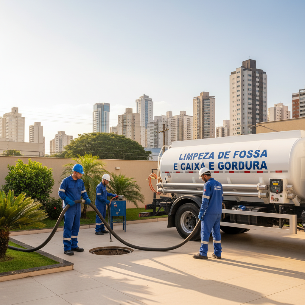 Como Funciona Limpeza de Caixa de Gordura em Goiânia