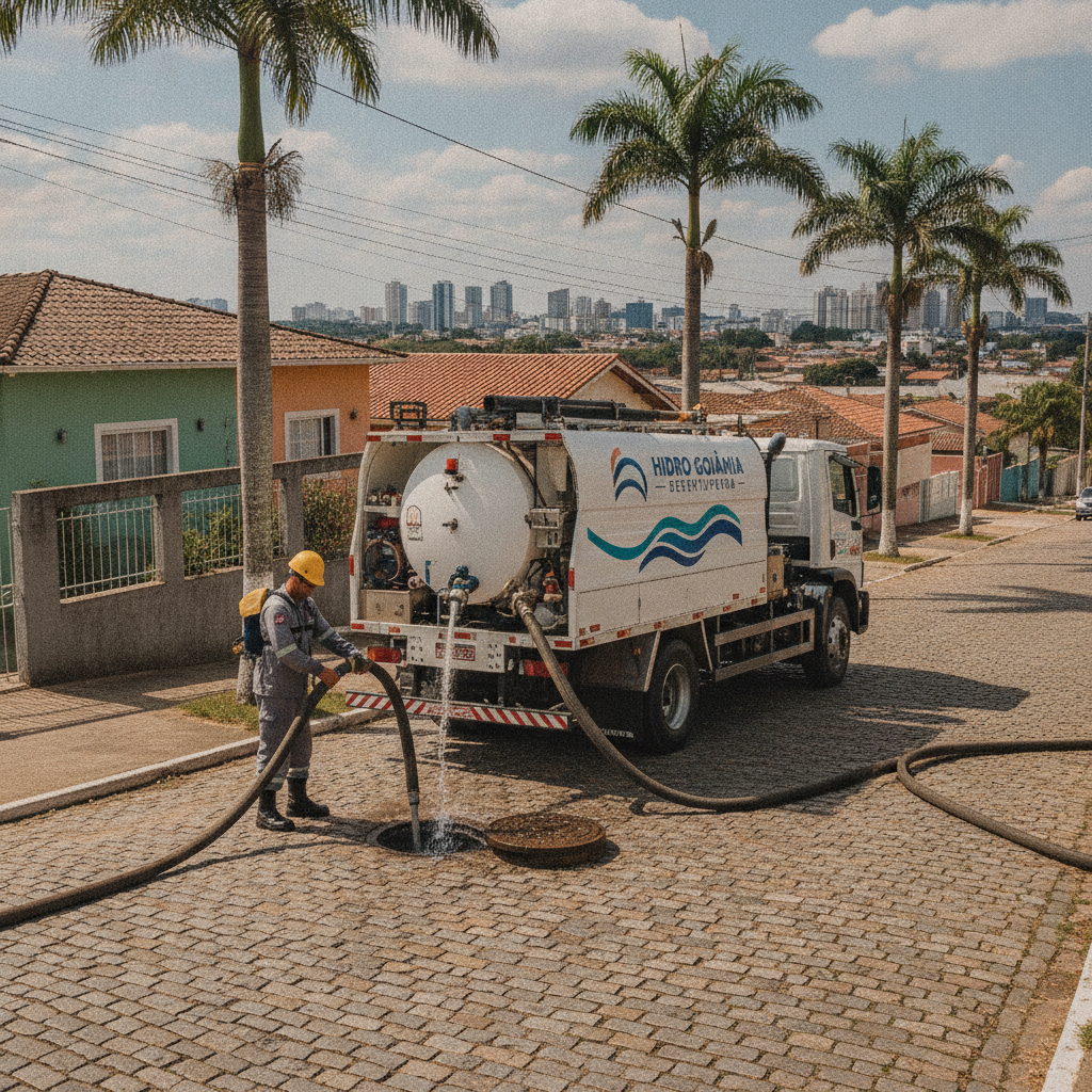 O Que É Hidrojateamento de Esgoto em Goiânia?