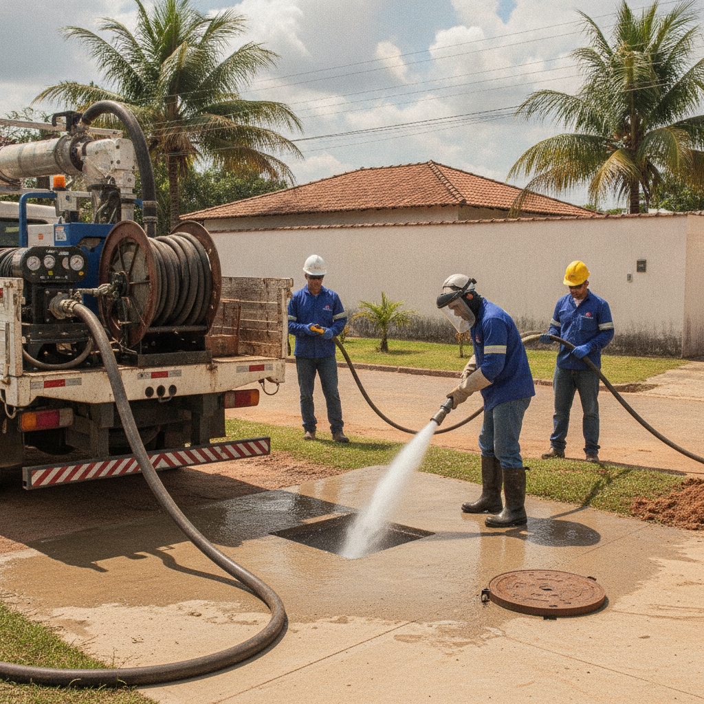 O Que É Hidrojateamento e Para Que Serve em Goiânia