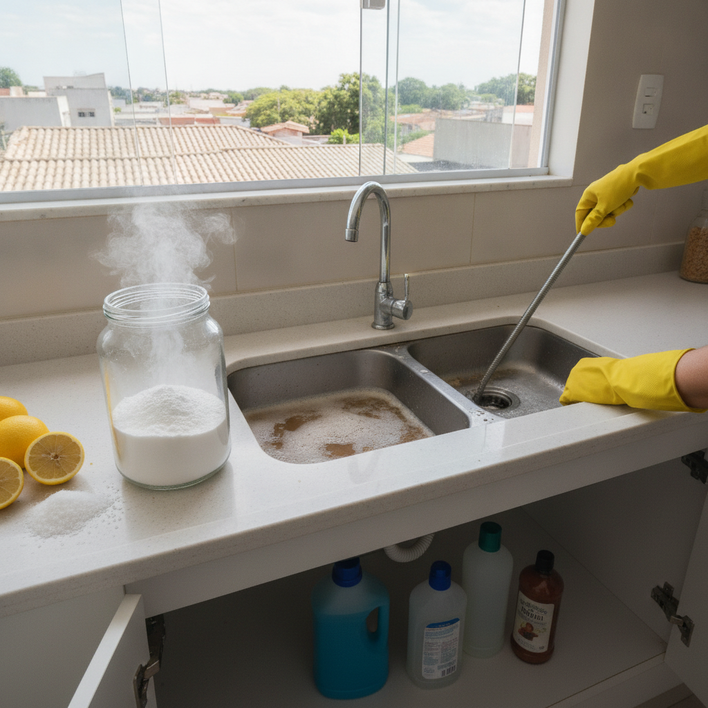 O Que Fazer Quando a Pia da Cozinha Entope em Goiânia