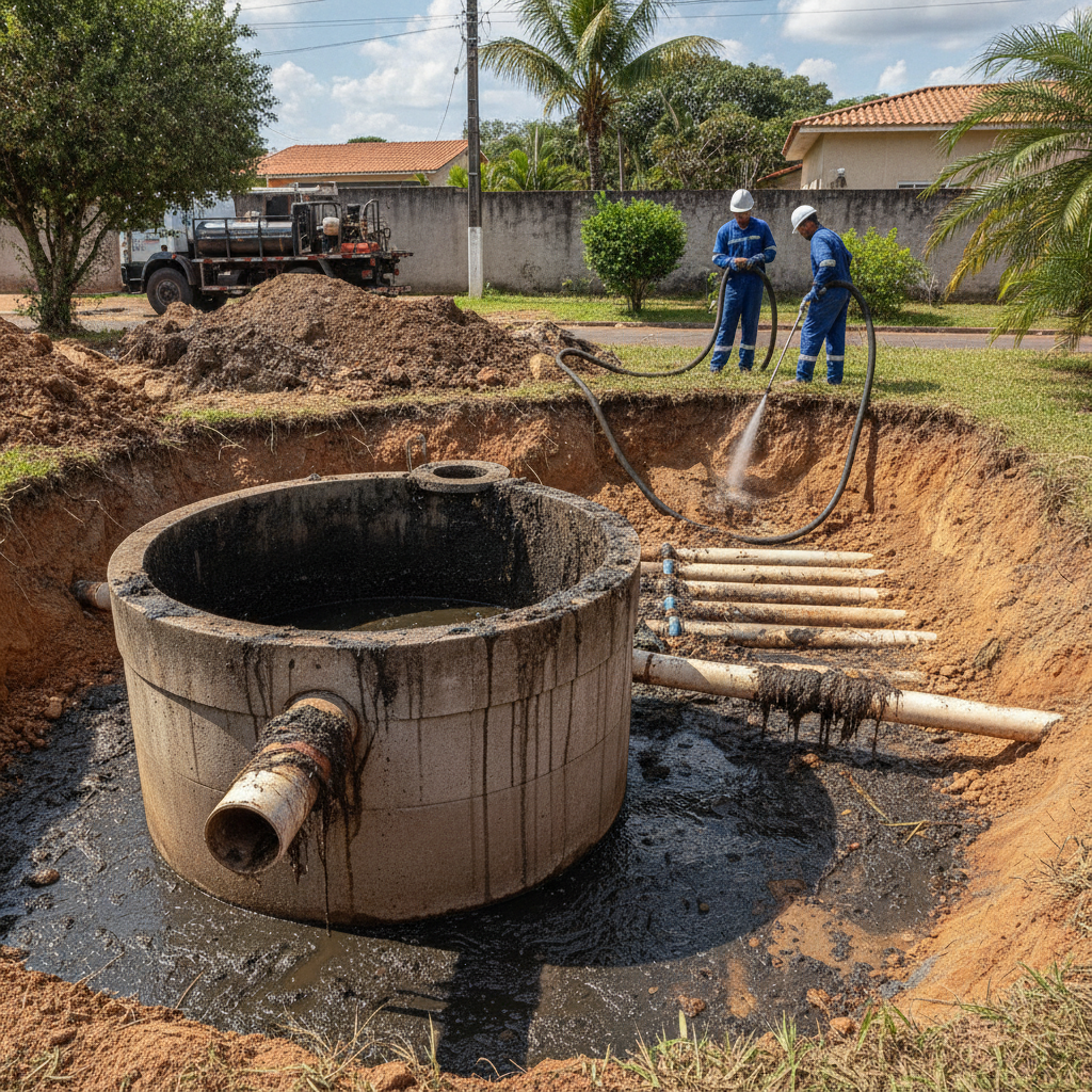 O Que Fazer Quando Tanque Séptico Enche Rápido em Goiânia