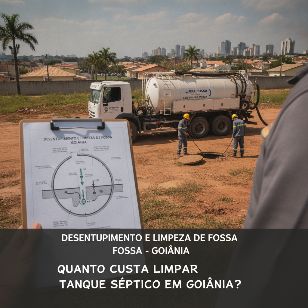 Quanto Custa Limpar Tanque Séptico em Goiânia?