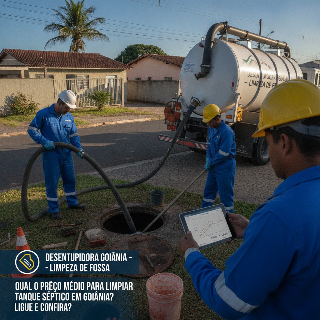 Quanto Custa Limpeza de Tanque Séptico em Goiânia?