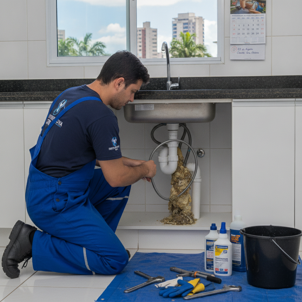 Como Desentupir Cano de Pia Muito Entupido em Goiânia