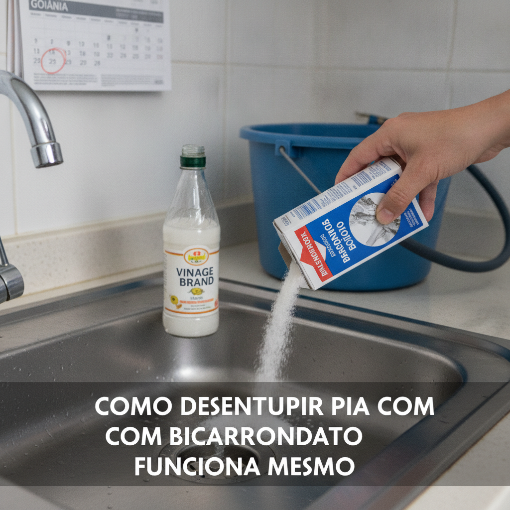 Como Desentupir Pia com Bicarbonato em Goiânia Funciona