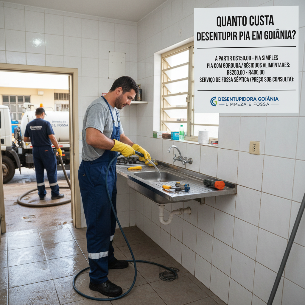 Como Desentupir Pia em Goiânia - Soluções Rápidas | LD