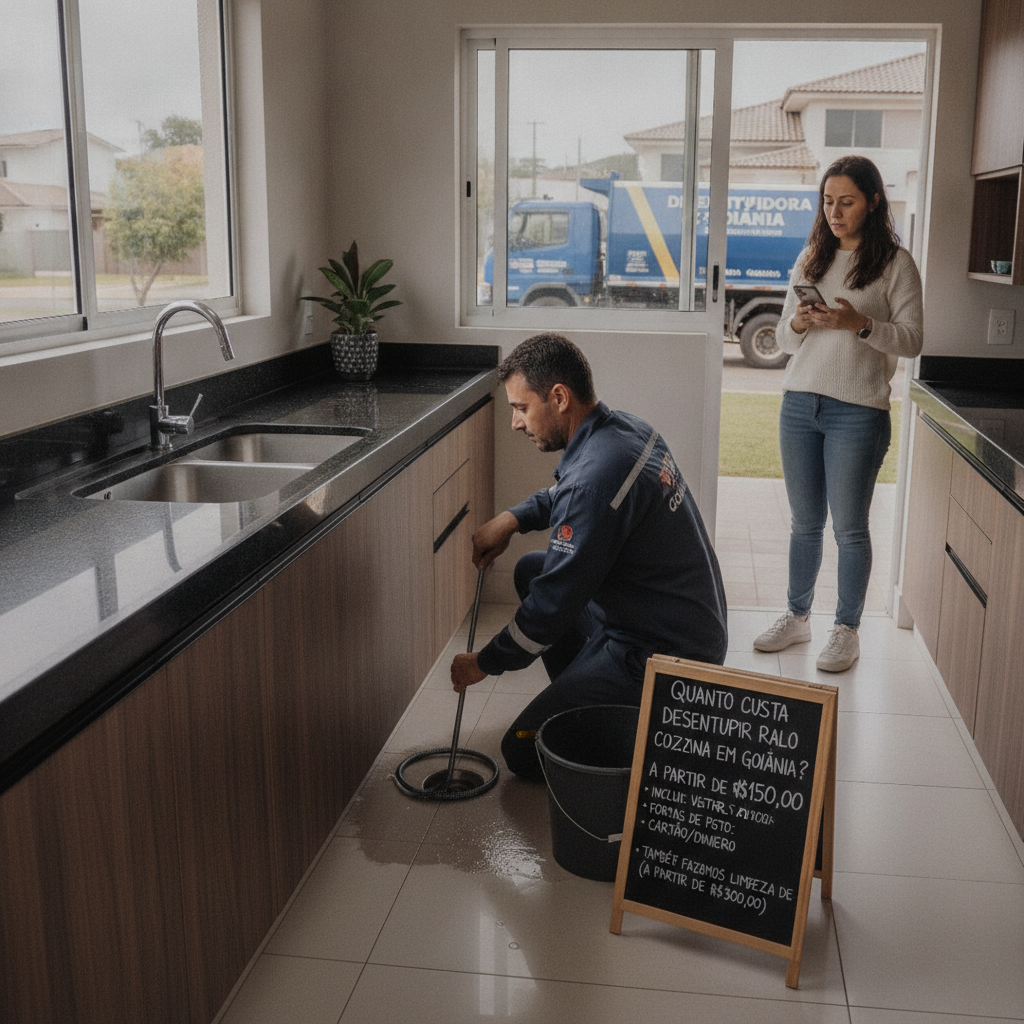 Como Desentupir Ralo de Cozinha em Goiânia: Dicas Práticas