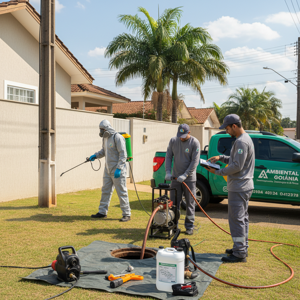 Como Funciona Dedetização em Goiânia: Tipos e Métodos
