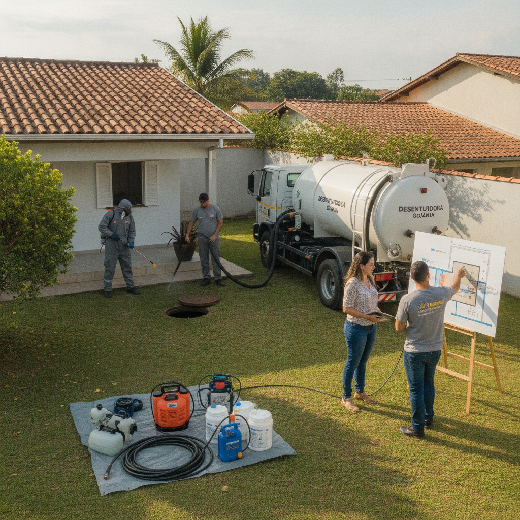Como Funciona Dedetização Residencial em Goiânia: Tipos de Praga