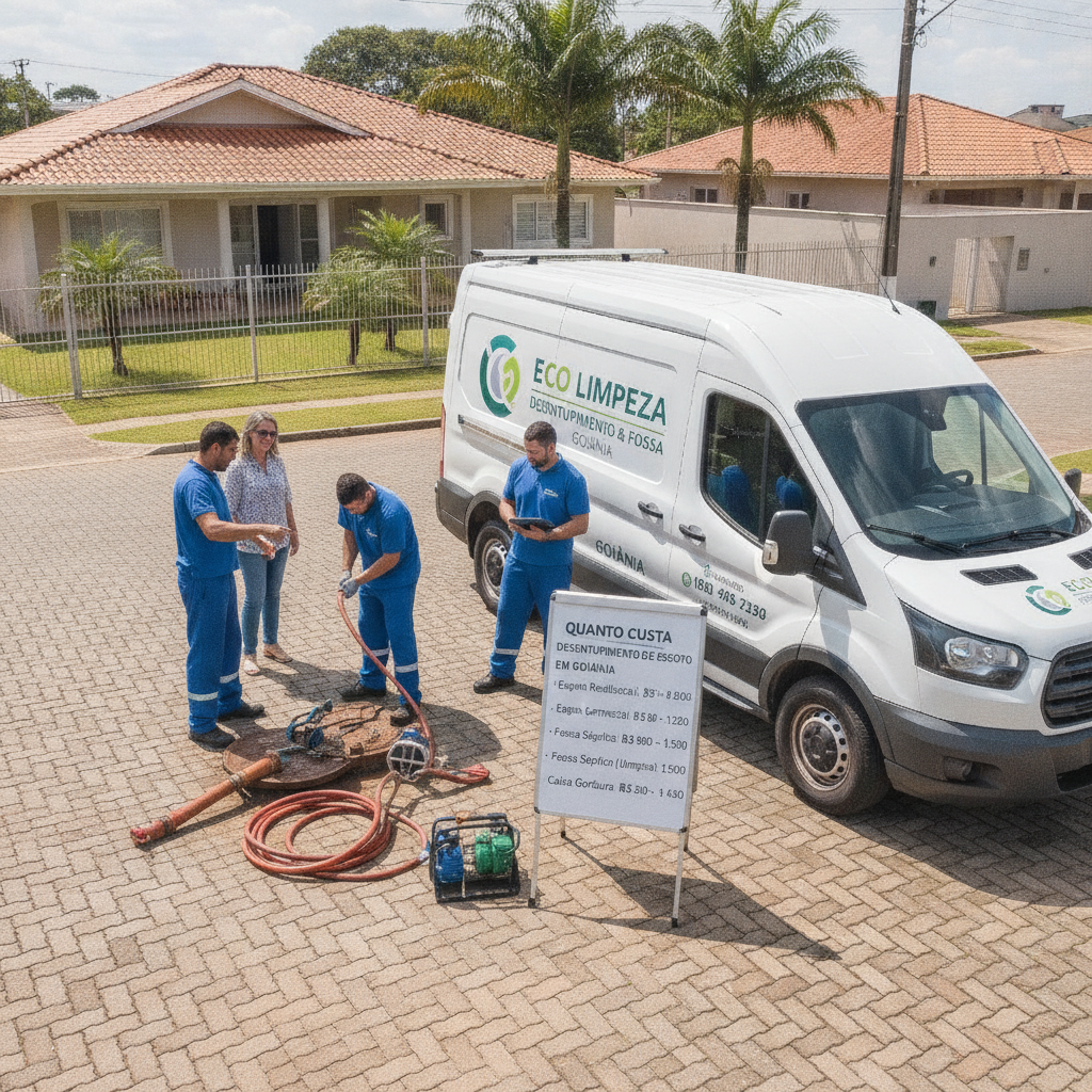 Como Funciona Desentupimento de Esgoto em Goiânia: Métodos