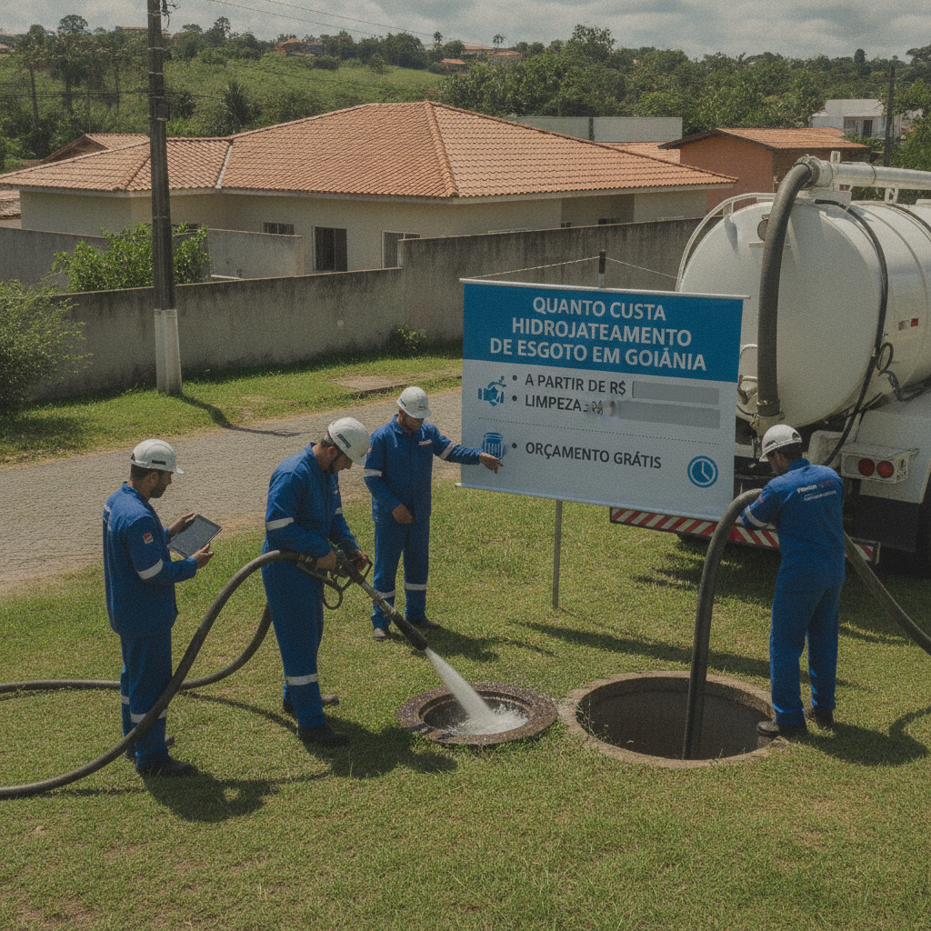 Como Funciona Hidrojateamento de Esgoto em Goiânia: Guia 2024