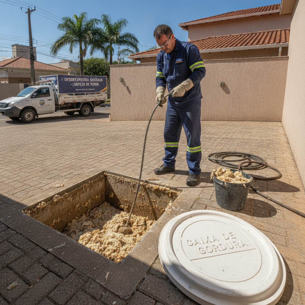 O Que Causa Entupimento de Caixa de Gordura em Goiânia